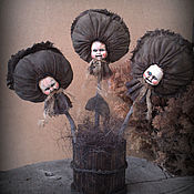 Куклы и игрушки handmade. Livemaster - original item The mushrooms are terrible. Handmade.
