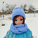 Copy of Copy of Copy of Blue Knitted Dress for Smart Doll, Dollfie Dream, 1/3 BJD. Clothes for dolls. ToyFairyTale. Ярмарка Мастеров.  Фото №9