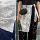 Винтаж: Салфетка вязаная в филейной технике, винтаж фольклор, этно шик, Текстиль винтажный, Санкт-Петербург,  Фото №1