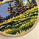Cross-stitch Lake in a pine forest. Pictures. Embroidery by Alena. My Livemaster. Фото №4