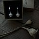 Серьги «Черепа» с резным жемчугом. Вариант 2, Серьги классические, Можайск,  Фото №1