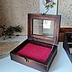 Order A medallion box with glass. Gracilis (Workshop Elena Sugar). Livemaster. . Box Фото №3