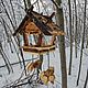Кормушка для птиц подвесная. Кормушки для птиц. В ГОСТЯХ У СКАЗКИ. Ярмарка Мастеров.  Фото №4
