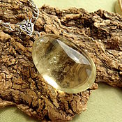 Украшения handmade. Livemaster - original item pendant with citrine. Handmade.