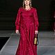 Заказать Шелковое платье Гранат. Одежда и аксессуары Батик ANN LOOK. Ярмарка Мастеров. . Платья Фото №3