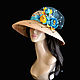 Straw hat ' Dreams of the sea'. Hats1. Novozhilova Hats. My Livemaster. Фото №6