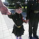 children`s costume WWII
the kit includes:
- tunic
- pleated skirt elastic
- forage cap
- strap
- shoulder straps
