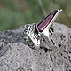 Dragon Ring with garnet made of 925 HB0088 silver. Rings. Sunny Silver. My Livemaster. Фото №6