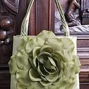 Винтаж handmade. Livemaster - original item Vintage bags: Vintage French silk handbag. Handmade.