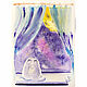 Картина Котенок на подоконнике иллюстрация акварелью, Картины, Москва,  Фото №1