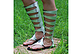 Gladiators are silver leather with lacing. High Boots. Katorina Rukodelnica HandMadeButik. My Livemaster. Фото №4