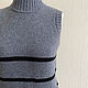 Кашемировый топ в полоску, 100% кашемир. Топы. FAVORITE KNITWEAR (Наталья). Ярмарка Мастеров.  Фото №6