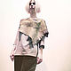 Loose tunic with flyaway decorative detail. Tunics. Zoe Bo Fashion. My Livemaster. Фото №6