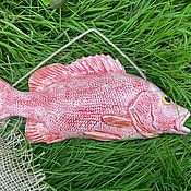 Керамическая рыба ручной работы Форель