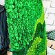 Фитопанно из стабилизированных мхов - кочек и ягеля. Стабилизированный мох. Антонина Литовкина - Озеленение. Ярмарка Мастеров.  Фото №5