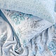 Комплект постельного белья из тенселя «Верона» светло-голубые цветы. Комплекты постельного белья. Хорошее постельное белье Lemay Home. Ярмарка Мастеров.  Фото №4