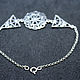 Kaleidoscope bracelet made of 925 sterling silver SS0017. Chain bracelet. Sunny Silver. My Livemaster. Фото №5