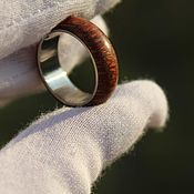 Украшения handmade. Livemaster - original item Copy of Copy of Copy of Wooden rings (black hornbeam). Handmade.