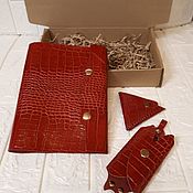 Канцелярские товары handmade. Livemaster - original item Set of Notebook A5 format. Handmade.