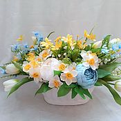 "Lavender heart" floral arrangement