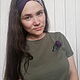 Linen headband for hair purple. Bandage. ZanKa. My Livemaster. Фото №6