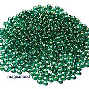 Материалы для творчества handmade. Livemaster - original item 10 gr 10/0 Czech beads Preciosa 57710 emerald inner silver. Handmade.