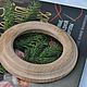Рамка из массива дуба/ясеня круглая. Фоторамки. Деревенька. Интернет-магазин Ярмарка Мастеров.  Фото №2