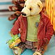 Order Teddy bear  - Simon (dressed in clothes and with a gift). Olga Arkhipova. Livemaster. . Teddy Bears Фото №3