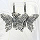 Кольцо и серьги Бабочки из серебра 925 HH0167. Комплекты украшений. Sunny Silver. Ярмарка Мастеров.  Фото №5