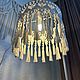 Макраме абажур, светильник. Потолочные и подвесные светильники. Veranda.decor. Ярмарка Мастеров.  Фото №6