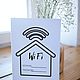 Заказать Табличка пароля доступа WiFi. Innalabwork. Ярмарка Мастеров. . Плакаты и постеры Фото №3