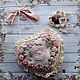 Embroidery Heart of roses double sided, Pictures, Moscow,  Фото №1