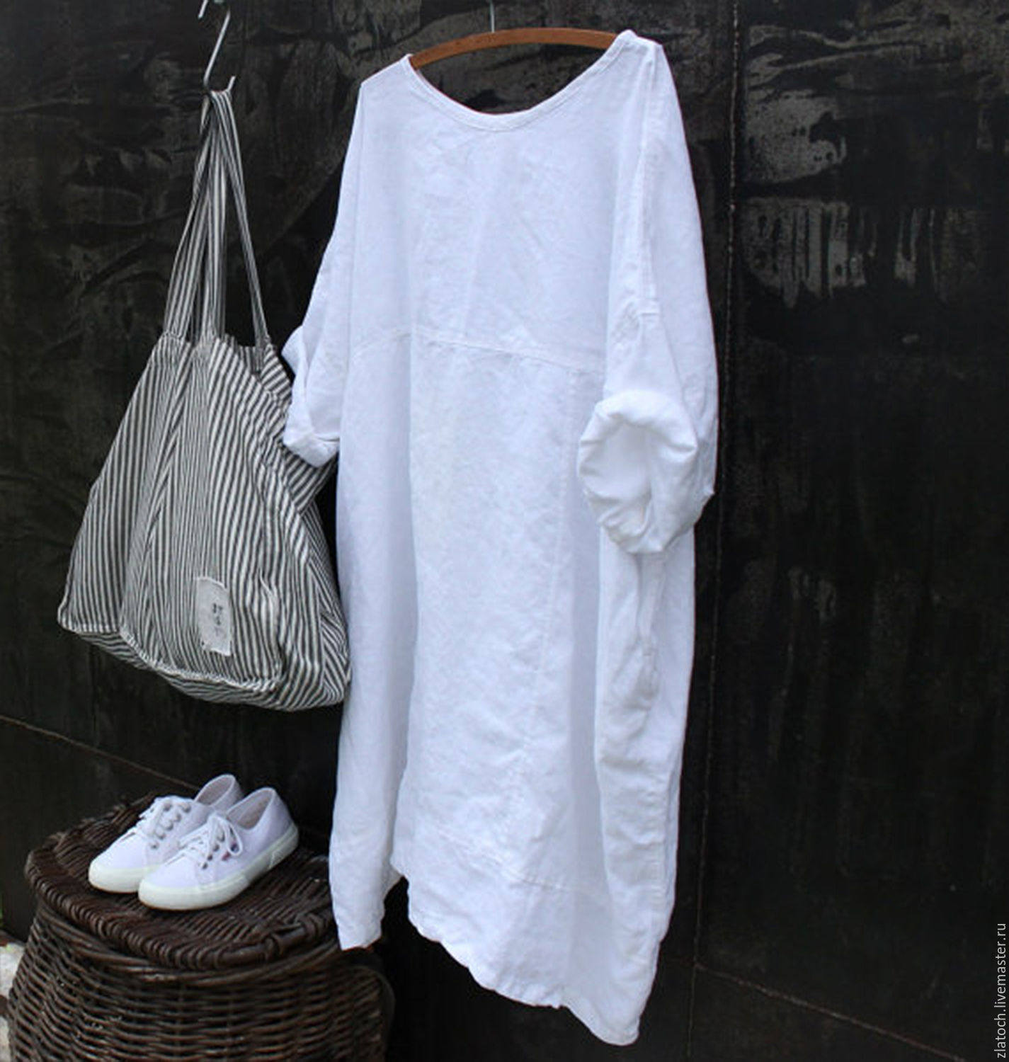 Лен оверсайз. Туника из марлевки в стиле бохо. Туника из Батиста бохо. Белое льняное платье в стиле бохо. Туника из льна.