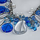 Gran collar de cristal bohemio tema Náutico collar Boho, Necklace, Ekaterinburg,  Фото №1