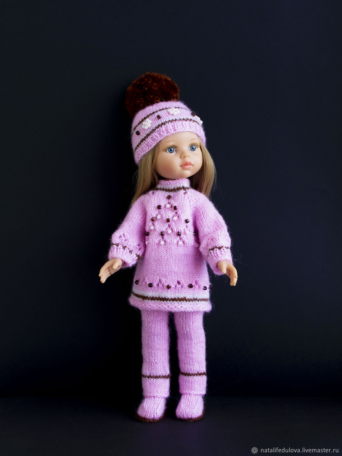 Японская вязаная одежда для кукол. Большая коллекция