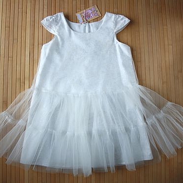 Платье «Снежинка» без швейной машинки за 1 день!
