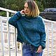 Заказать Свитер кокон меланж. Ольга Осадчая, мастерская Helga. Ярмарка Мастеров. . Свитеры Фото №3