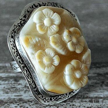 Украшения ручной работы. Ярмарка Мастеров - ручная работа Кольцо КЛУМБА 925. Handmade.