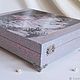 Большая шкатулка для колец "Фламинго". Шкатулки. Анастасия Коптева  *СТАСЯ  и  ВАСЯ*. Ярмарка Мастеров.  Фото №5