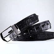 Аксессуары handmade. Livemaster - original item Genuine Crocodile Leather Belt IMA3154B. Handmade.