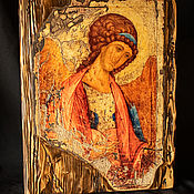 Картины и панно handmade. Livemaster - original item The icon of Archangel Michael from the Zvenigorod Deesis tier. Handmade.