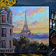 Oil painting 'Evening in Paris', 50-50 cm. Pictures. Zhanne Shepetova. Online shopping on My Livemaster.  Фото №2