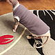 Одежда для кошек "Майка флисовая - Нежность". Одежда для питомцев. Happy-Sphynx. Интернет-магазин Ярмарка Мастеров.  Фото №2
