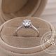 Золотое кольцо с бриллиантом 1 карат. Кольцо помолвочное. FROLOF JEWELRY. Ярмарка Мастеров.  Фото №5
