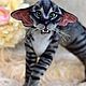 Copy of Copy of Copy of Collectible toy Bengal cat. Stuffed Toys. klemabears. My Livemaster. Фото №5
