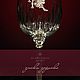 Хрустальный бокал со знаком зодиака. Именные сувениры. Glass-Deco | Gift. Ярмарка Мастеров.  Фото №4