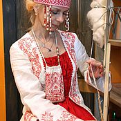 Русский стиль handmade. Livemaster - original item Dress "" Milan ". Handmade.
