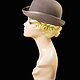 Order Felt bowler hat. Novozhilova Hats. Livemaster. . Hats1 Фото №3