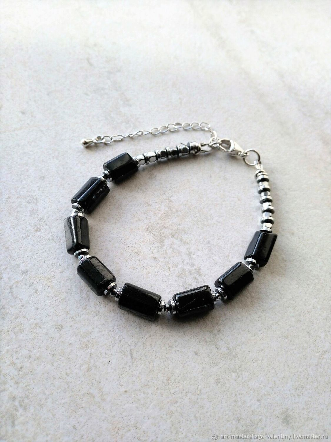 Браслеты с черным турмалином купить в интернет-магазине Ярмарка ...
