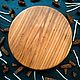 Деревянная тарелка - поднос из вяза 30 см. Тарелки. Wood apple decor. Интернет-магазин Ярмарка Мастеров.  Фото №2